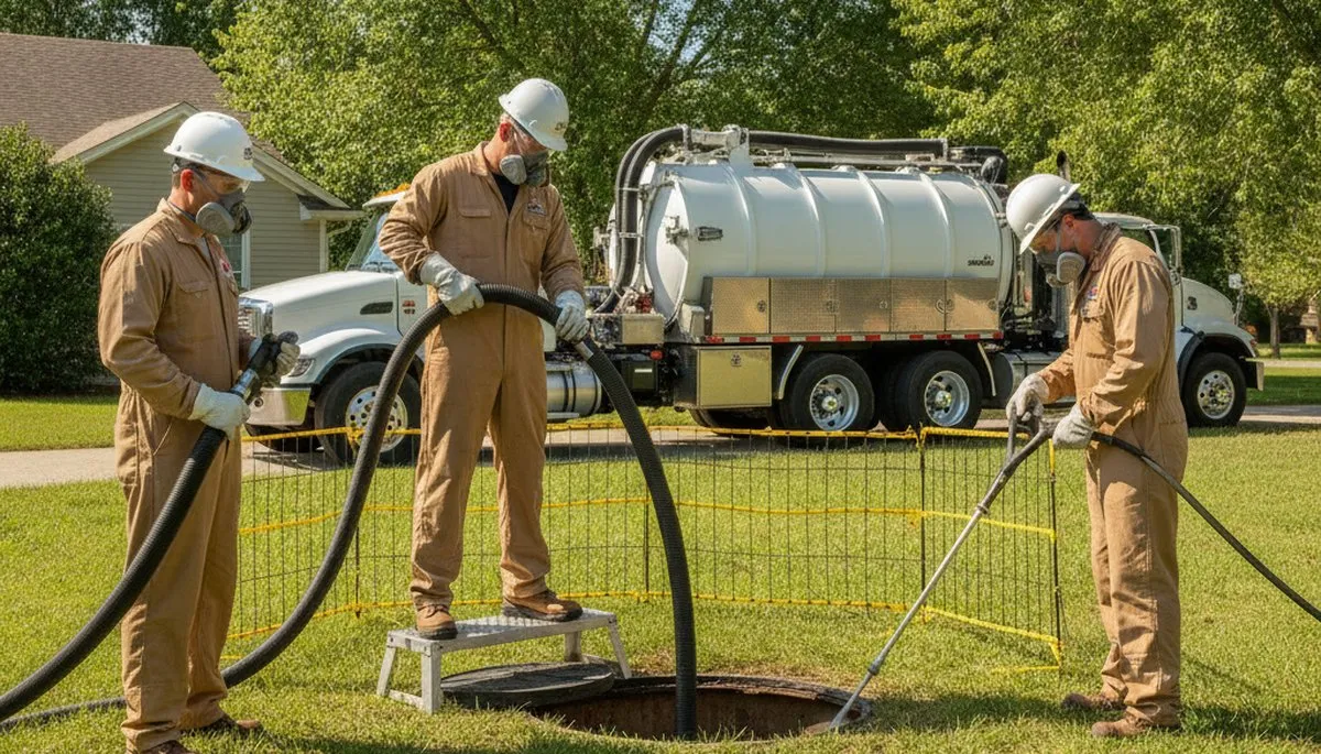 Septic tank cleaning service in New Orleans, LA for home plumbing repair and maintenance