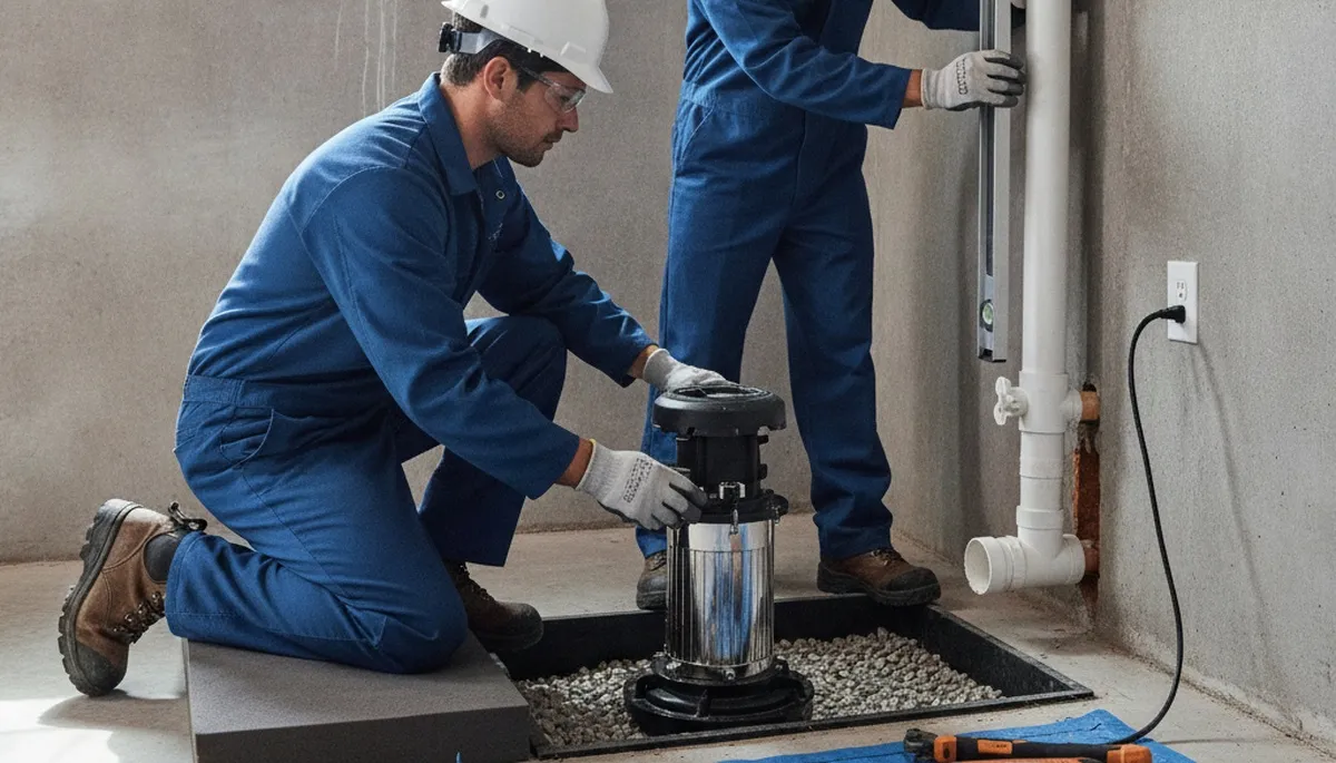 Sump pump installation for New Orleans, LA homes by a professional plumber