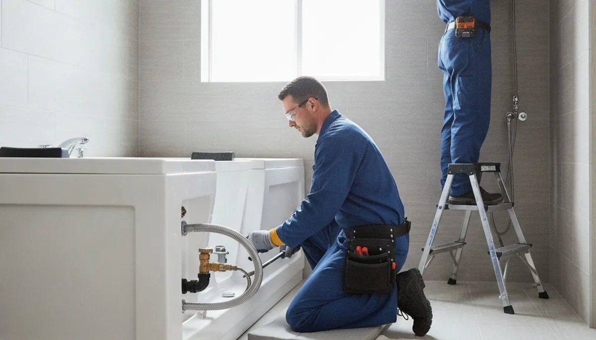 Walk-in tub installation for New Orleans, LA homes by On Call Plumbers